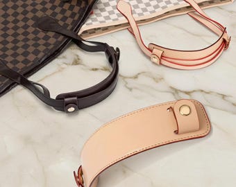 Handmade Vachetta Leather Shoulder Strap Protector: Bag Handle Cushion
