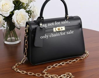 Gold or Silver Bag Chain Strap: Replacement Purse Strap