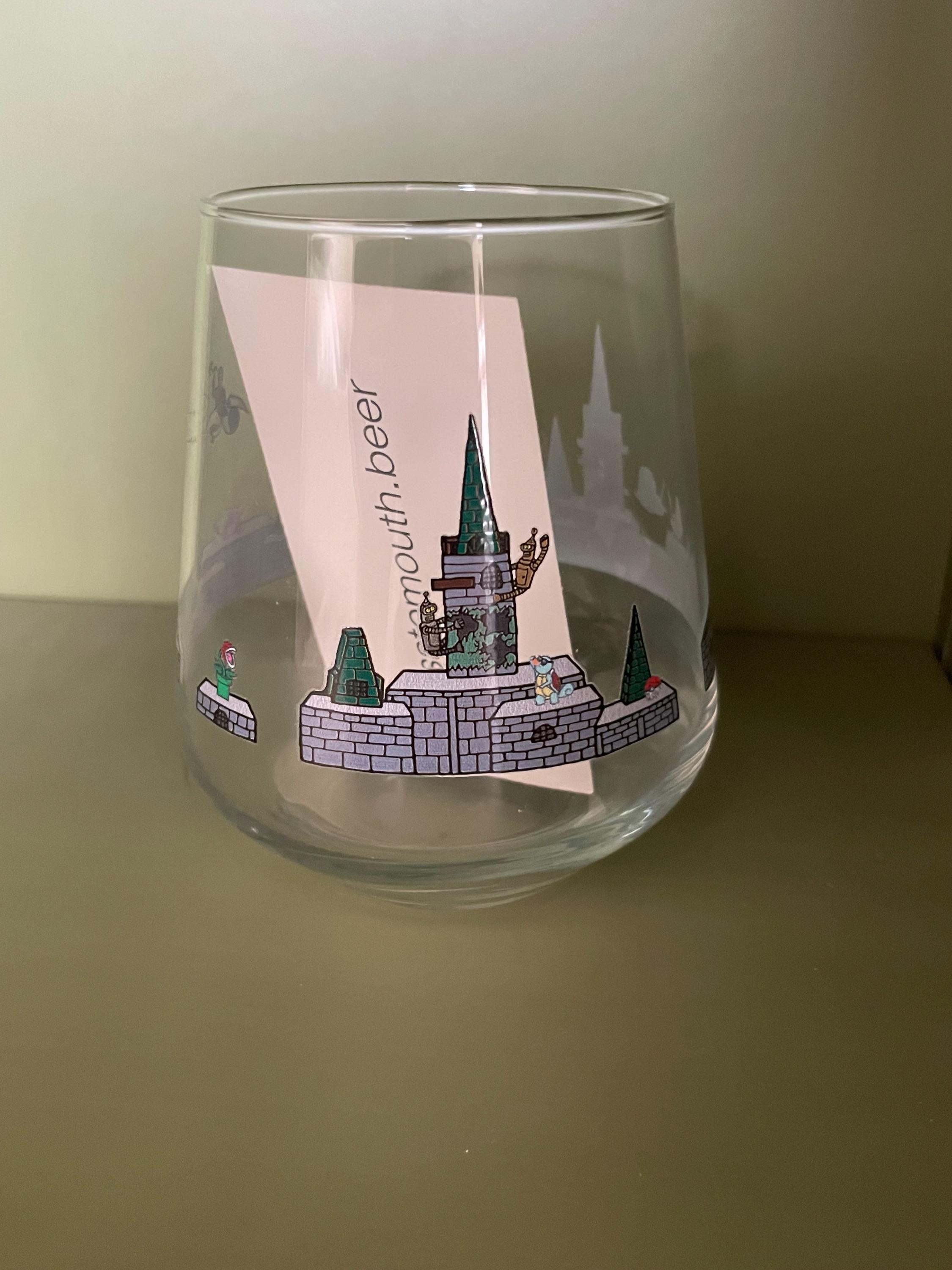 8 Bit Patrick Glass to Mouth 8 Bit Patrick Star Other Characters Glassware - Etsy