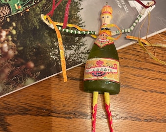 Department 56 Krinkles Champagne Ornament