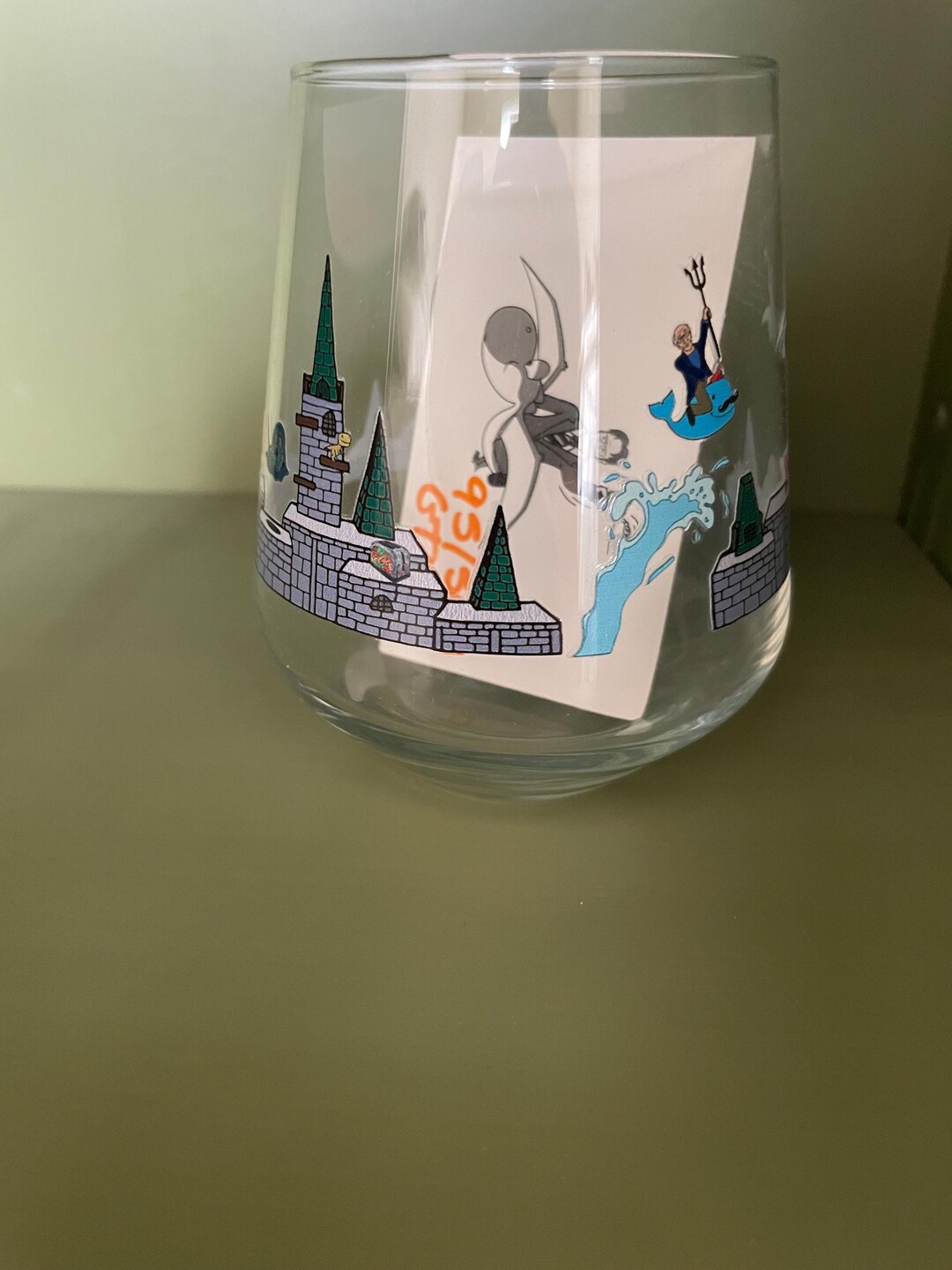 8 Bit Patrick Glass to Mouth 8 Bit Patrick Star Other Characters Glassware - Etsy