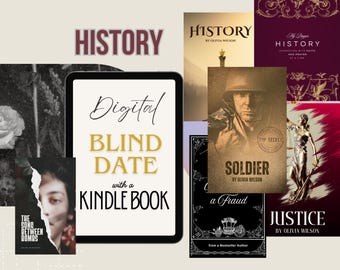 Blind Date with a Kindle eBook (History Edition), Surprise Digital Book Gift, booklover gift