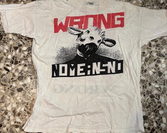 Shirt Nomeansno, Wrong, Be strong be wrong, Size M, Weared