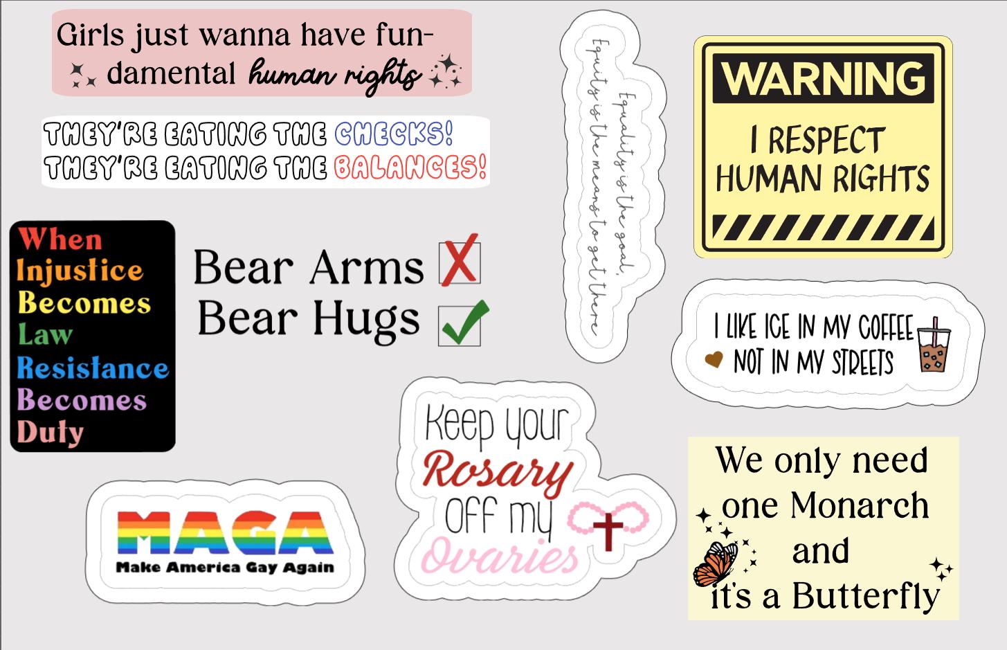 Tiny but Mighty Sticker Pack - Etsy