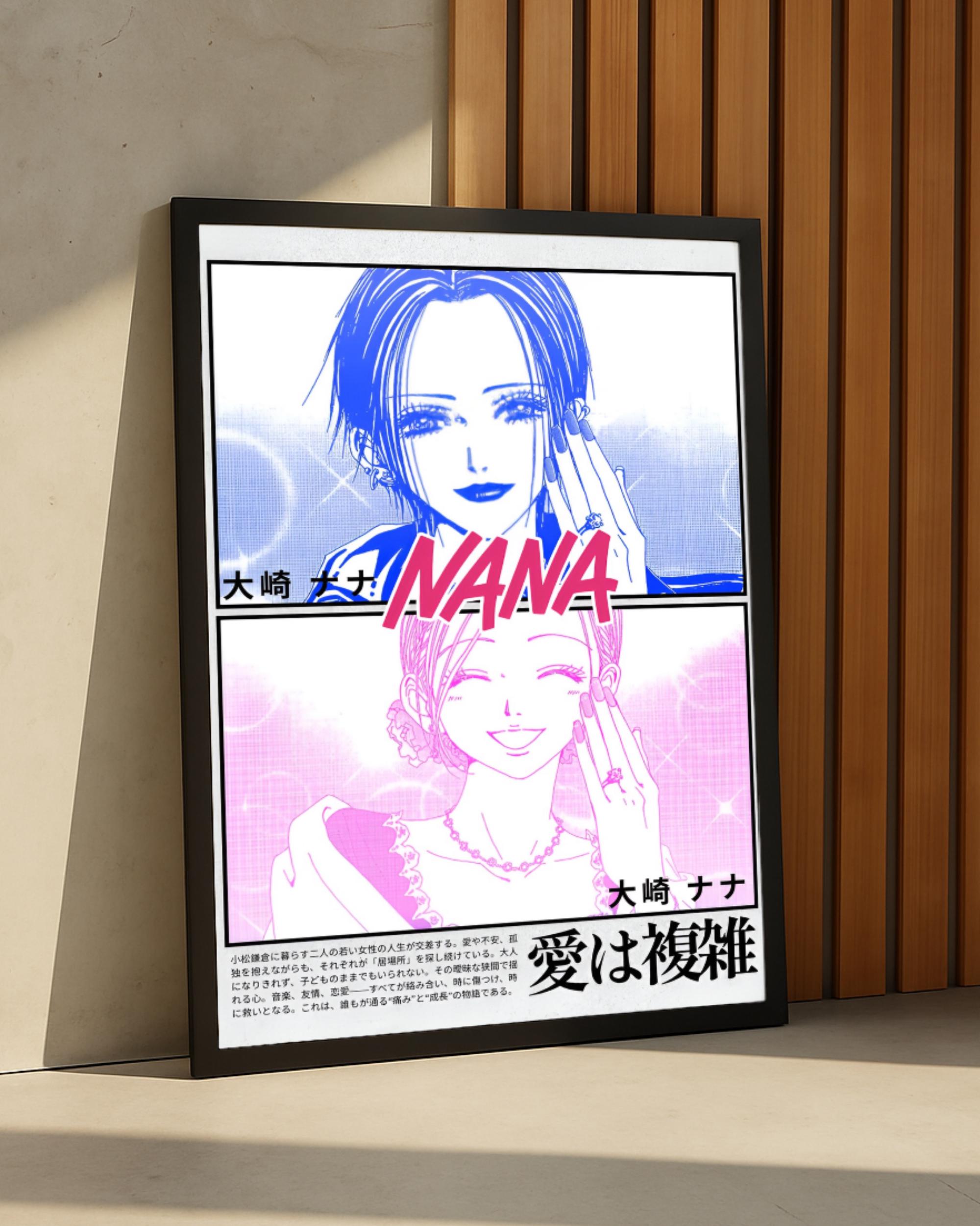 NANA アートポスター 大崎ナナb1サイズ Amazon.co.jp: ナナ タペストリー ポスター 壁飾り 人気 掛け軸 NANA