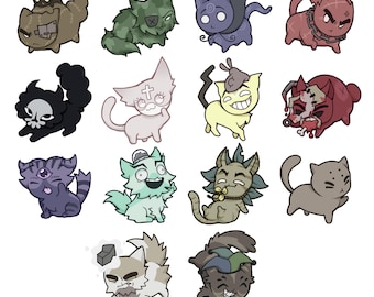 MEWGENICS Class Mini Boss KEYCHAINS (PREORDER)