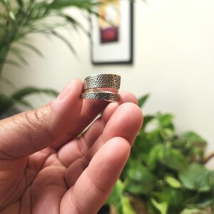 Wickel Ring | Texture Kollektion | Verstellbarer Ring