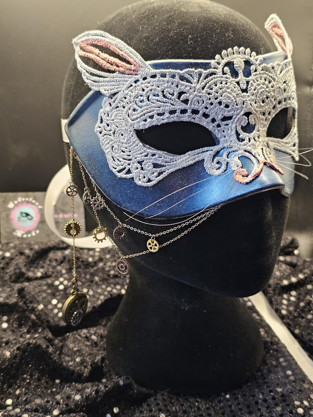 White Rabbit Lace Masquerade Mask - Etsy
