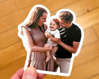 Personalisierter Foto Aufkleber,