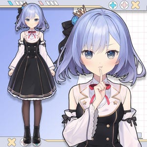 Premade Live2D Vtuber Model: Ready to Use, VTubeStudio Compatible