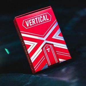 Vertical (Red) Playing Cards by Ark