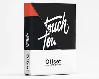 Naipes Offset (naranja) de Cardistry Touch