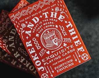 Naipes Edición Corona (Rojos) de Joker & The Thief