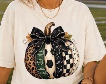 Calabaza de fútbol PNG, Mamá de fútbol PNG, Fútbol de otoño PNG, Calabaza de día de partido, Fútbol leopardo, Diseño de sublimación de temporada de fútbol