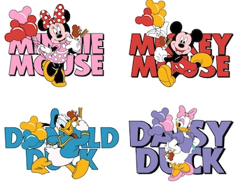 Maus Vektor SVG Bundle, Micky und Freunde Bundle svg, Micky svg, Micky Png, Micky Schnittdatei, Micky Bild, Mickey Minnie Pluto Goofy