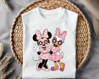 Minnie Mouse Daisy Duck Png, Best Friends Png, Cute Cartoon Png, Minnie Daisy Clipart Png, Friends Png Files for Cricut Silhouette