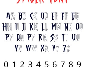 Spider Font SVG, Spider Alphabet Letters, Hero Font Bundle, Cricut Cut Files, Digital Download, Spider Inspired Letters, Instant Use