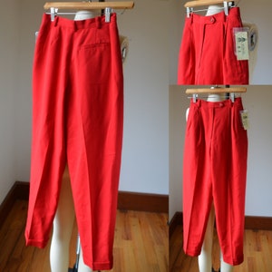 Bright Red Trousers 