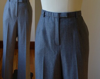 ladies lined wool trousers