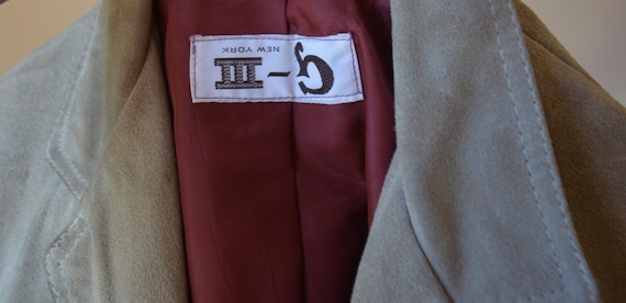 1980's Beautiful Vintage Suede Jacket Size XS - image 10