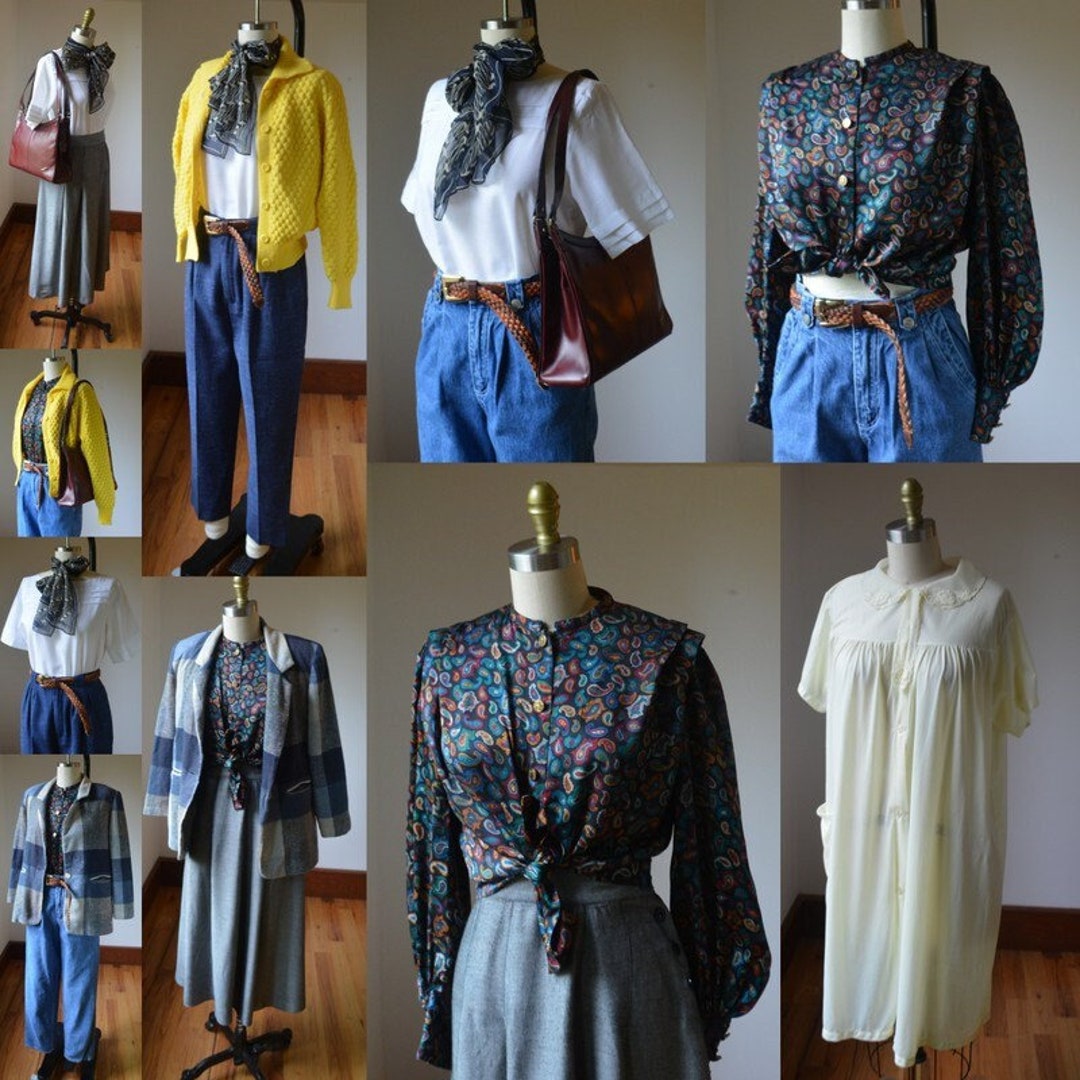Vintage 12 Piece Capsule Wardrobe Women's XS/S 4/6, Collection of 12 ...