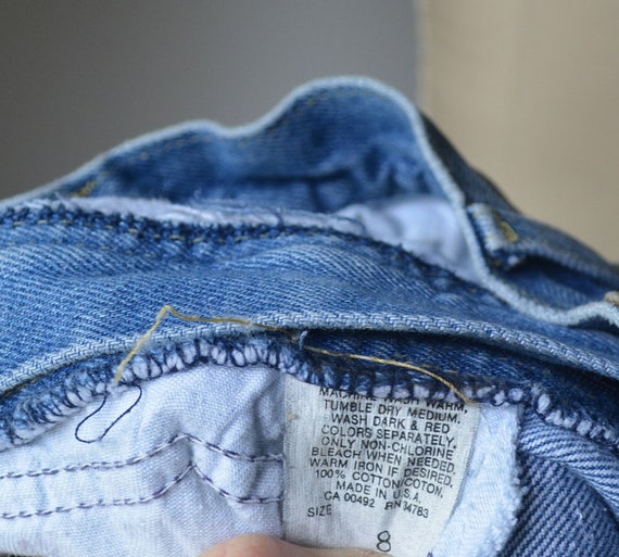 80’s High Waist Pleated Denim Jeans By Lee Waist … - image 10
