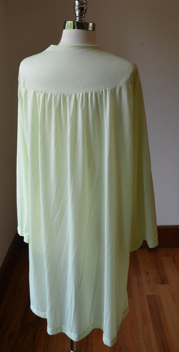 Vintage Lime Green Lace Nightgown Size Medium By … - image 7
