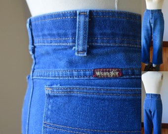 1980's Vintage Faded Distressed Wrangler Denim Jeans Size 39/25