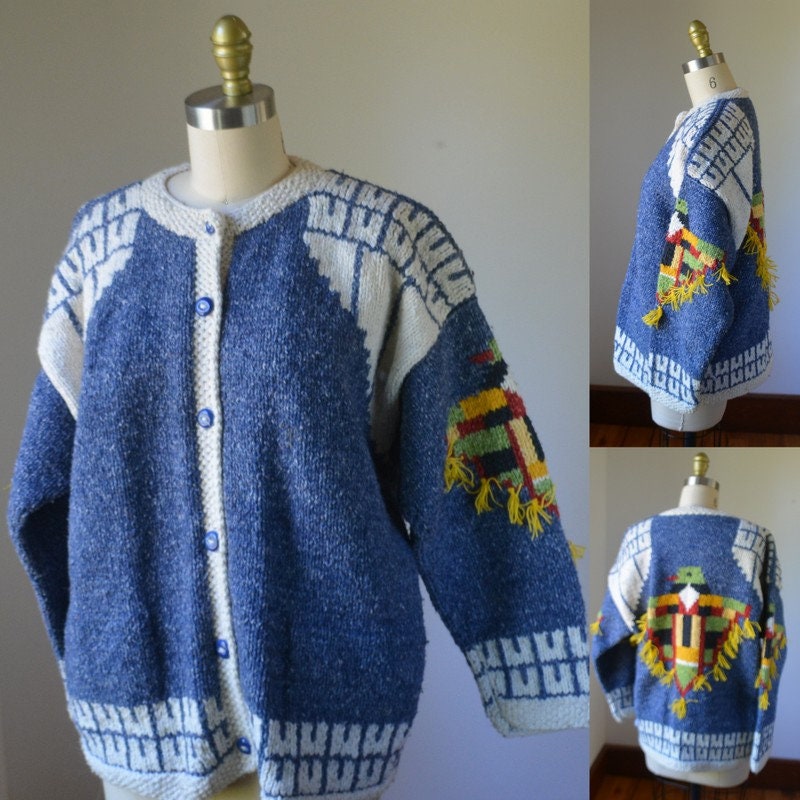 Cardigan Native - Etsy