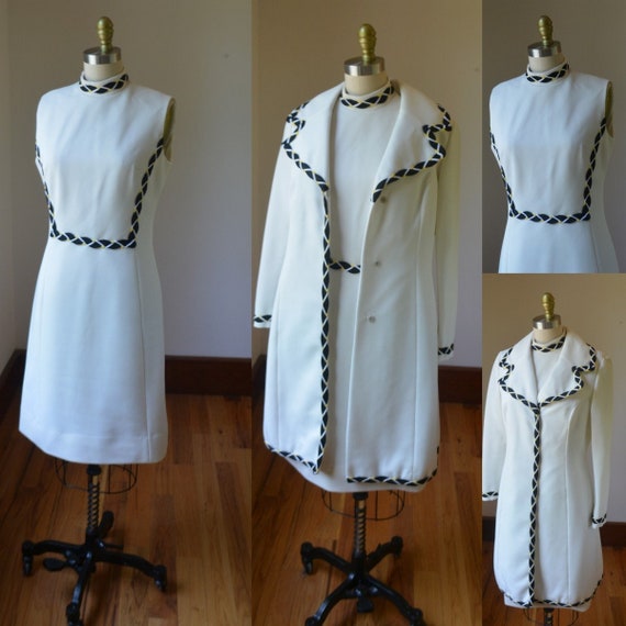 1960's Two Piece Dress And Coat Set By Lilli Ann … - image 1
