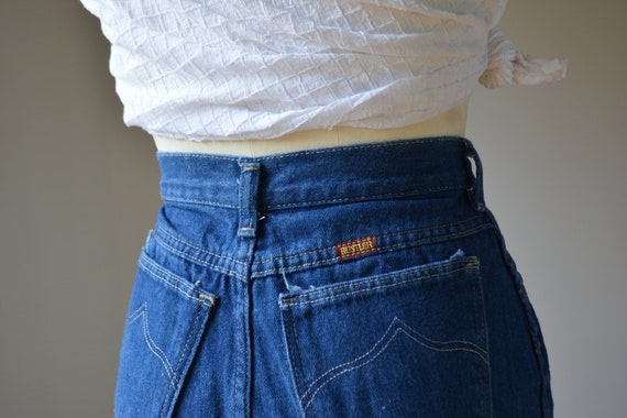 1980's Vintage Women's Denim Jeans By Rustler 27/… - image 10
