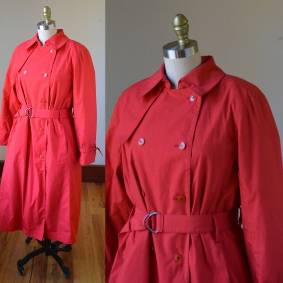 London fog removable lining trench coat top