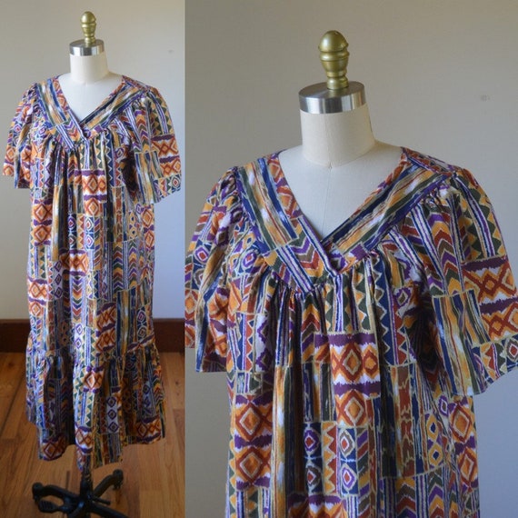 Cotton muumuu shop dresses