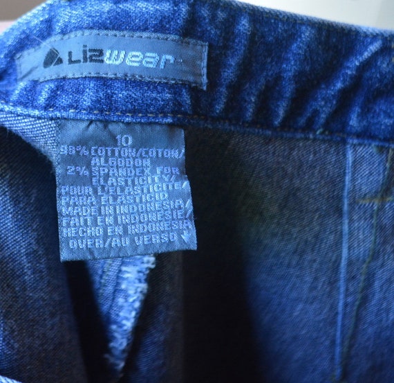Vintage Tapered Denim Stirrup Jeans By Liz Clairb… - image 10