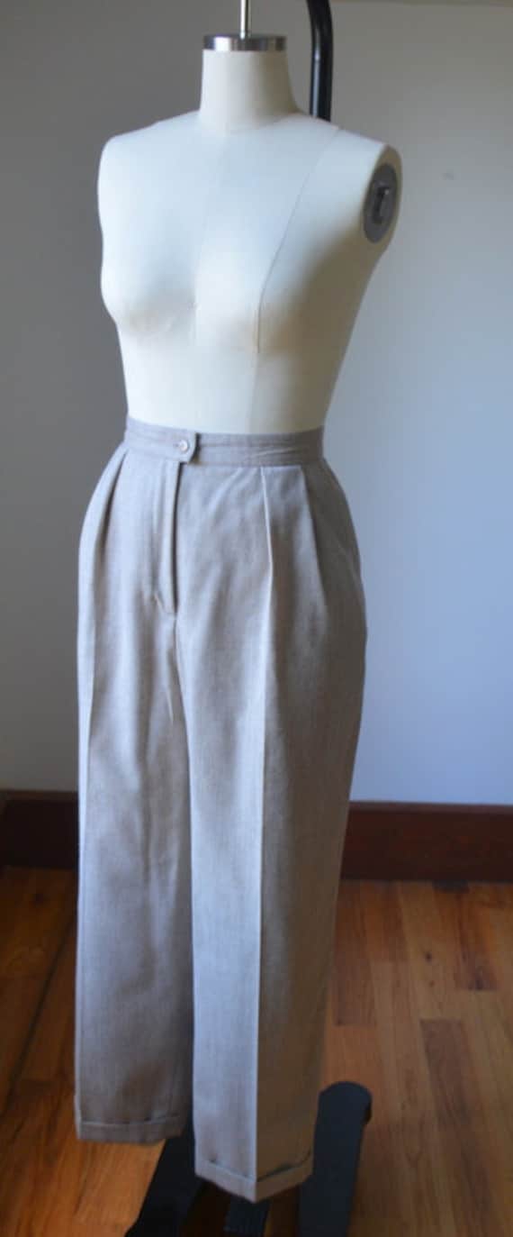 1990's Wool Pants Suit By Jones NY Women's Size 1… - image 2