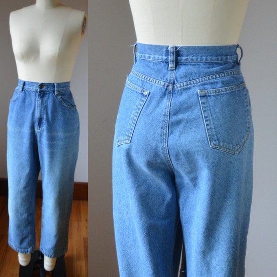 1990's Well Worn Soft High Waist Jeans Size 8/10 by Liz Claiborne