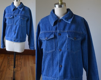 1980's Fitted Denim Jacket Women's Size Small