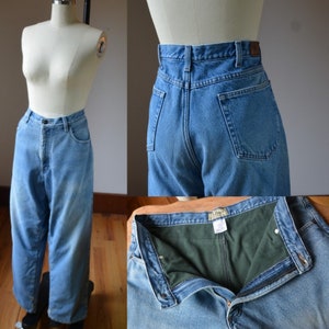 Vintage 90's LL Bean Fleece-Lined Jeans – CobbleStore Vintage