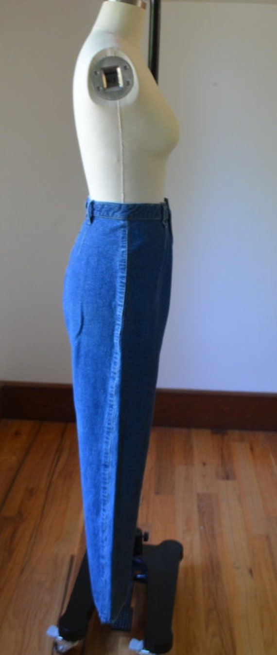 Vintage Tapered Denim Stirrup Jeans By Liz Clairb… - image 6