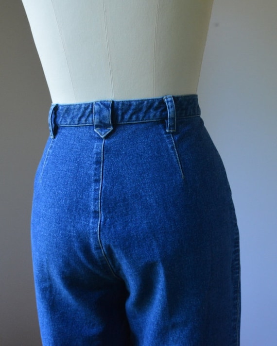 Vintage Tapered Denim Stirrup Jeans By Liz Clairb… - image 9
