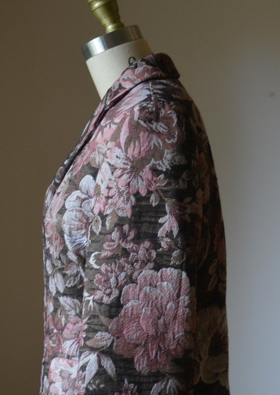 1990's Floral Blazer Women's Size Small By Southe… - image 6