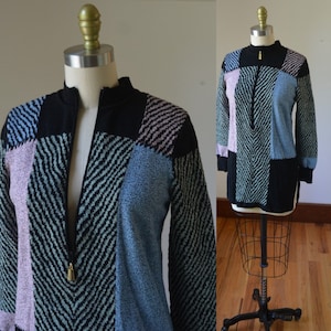 Vintage Half Zip Fitted Sweater By Ontouella Preve Size Small