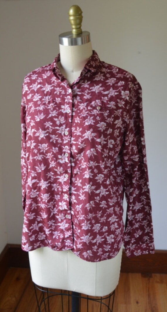 Vintage Bundle Of Three Button Down Dress Blouses… - image 7