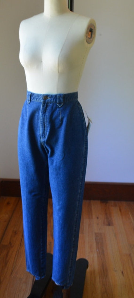 Vintage Tapered Denim Stirrup Jeans By Liz Clairb… - image 2