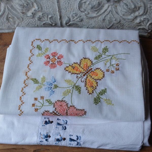 Vintage Tablecloths Etsy