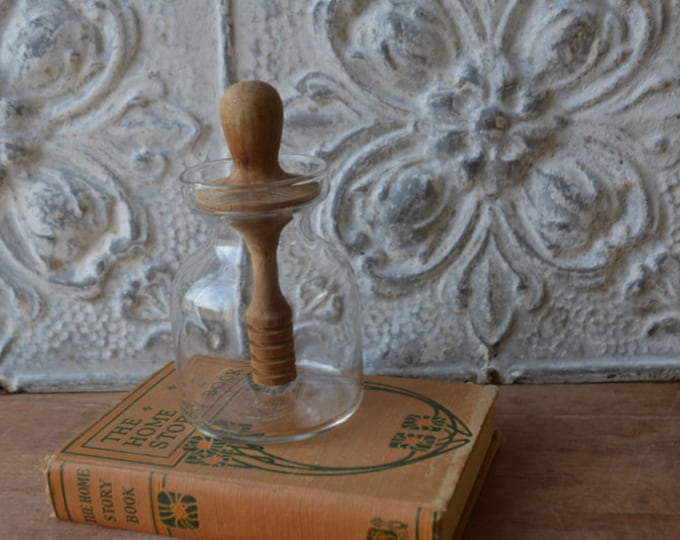 Vintage Glass Honey Jar Etsy