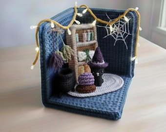Witch’s Nook Crochet Diorama PDF Pattern - 13-in-1 bundle