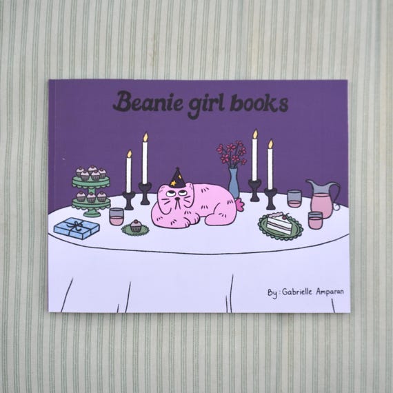 beanie girl | cozy coloring book , cozy backgrounds, easy coloring book