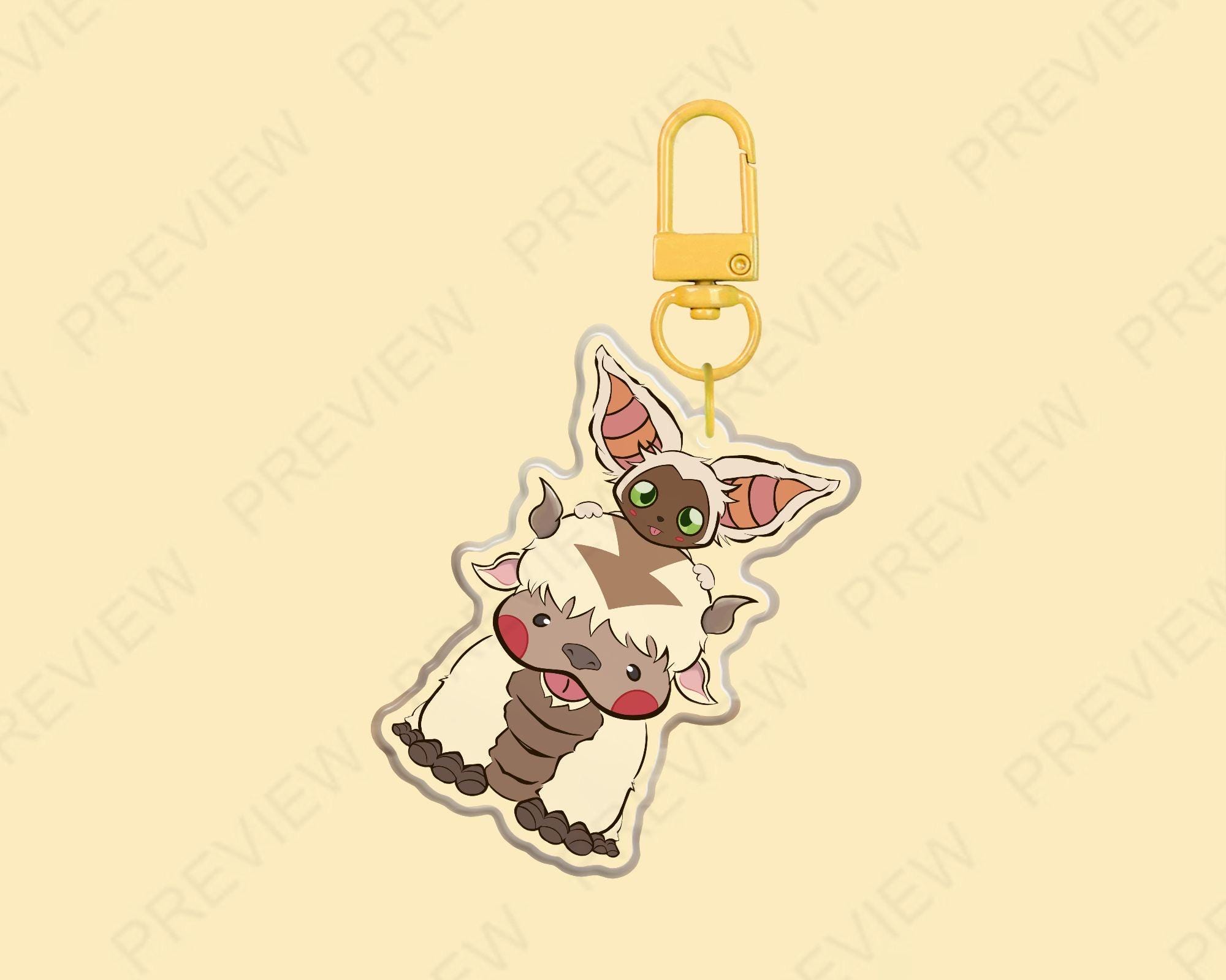 ATLA Acrylic Charm | Appa & Momo Keychain - Etsy