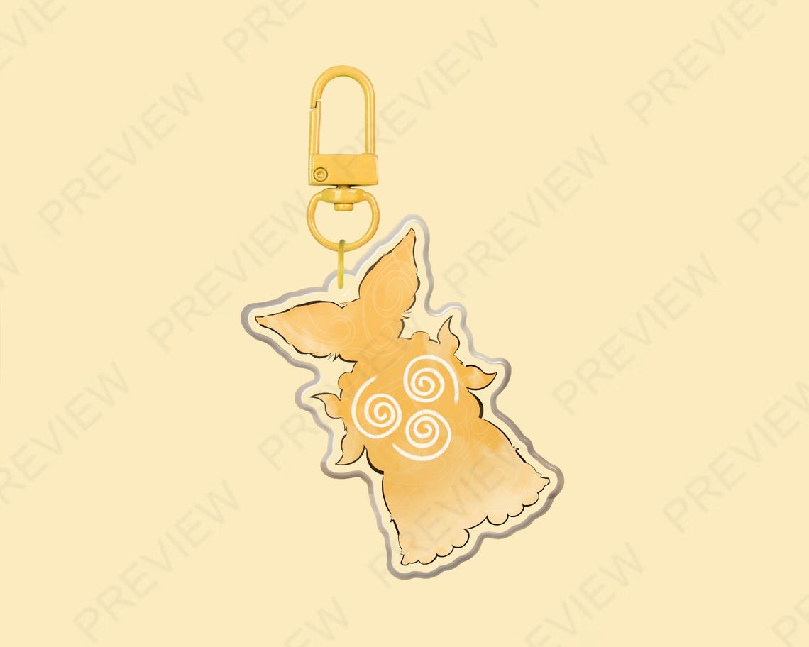 ATLA Acrylic Charm | Appa & Momo Keychain - Etsy